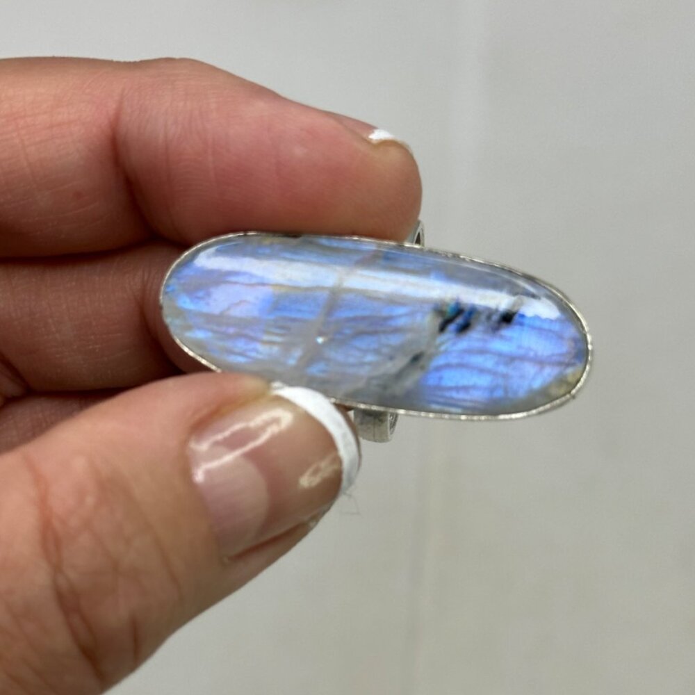 Moonstone & Siver Ring